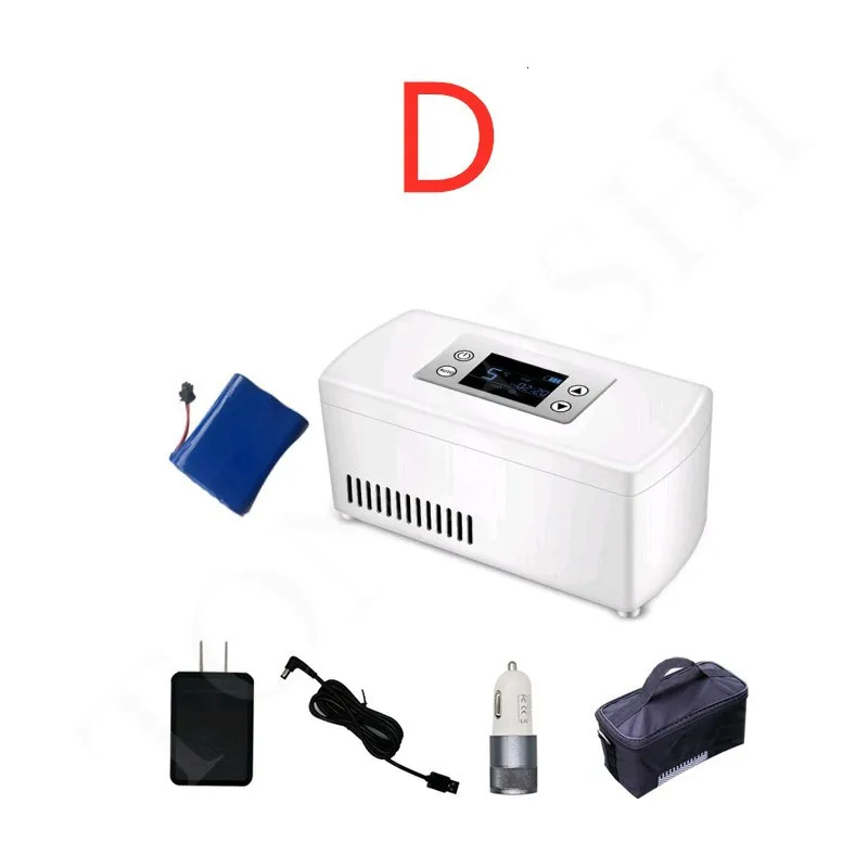 Инсулиновый охлаждаемый контейнер портативный небольшой Холодильный