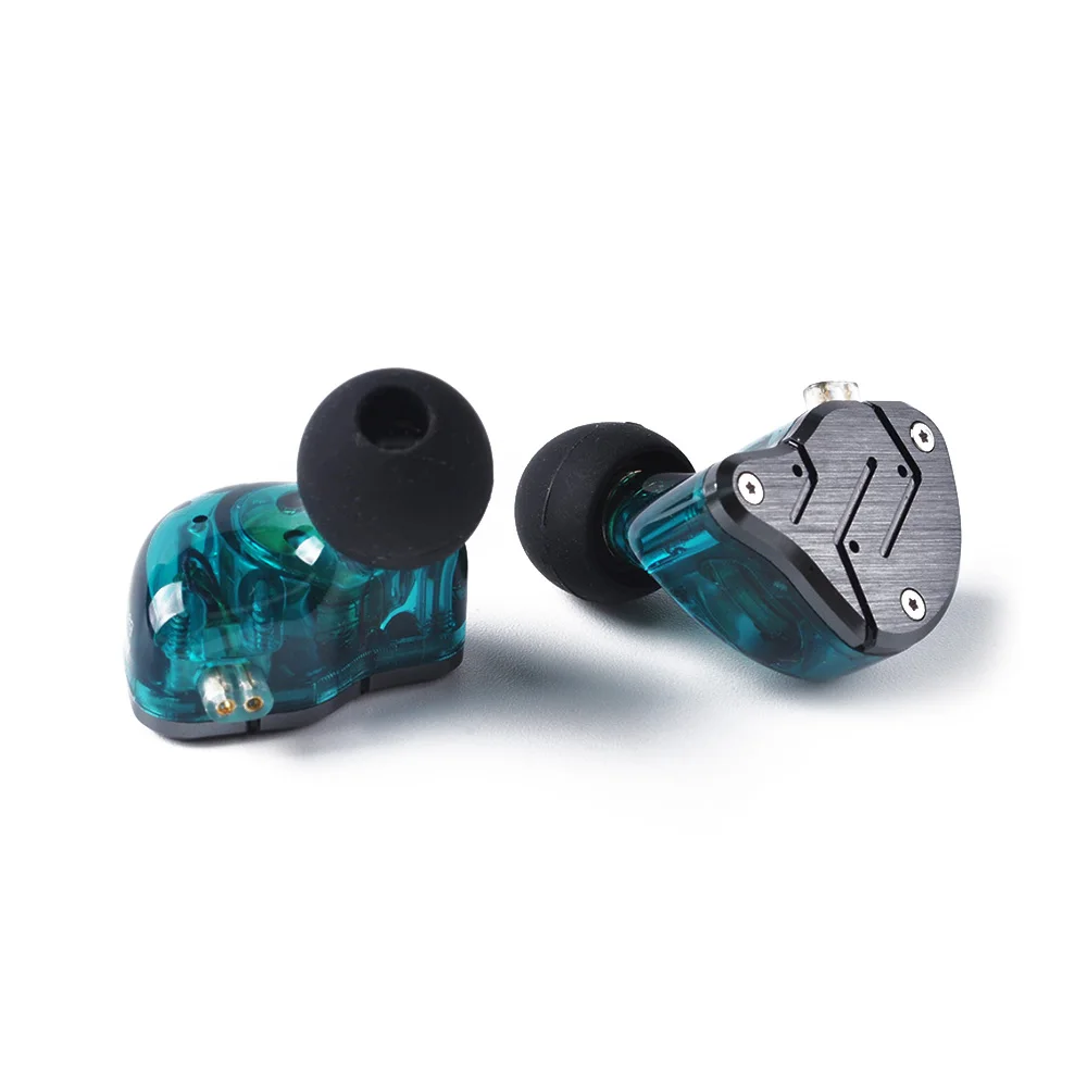 Гибридные наушники вкладыши KZ ZSN 1BA + 1DD Hi Fi мониторы спортивные для бега DJ