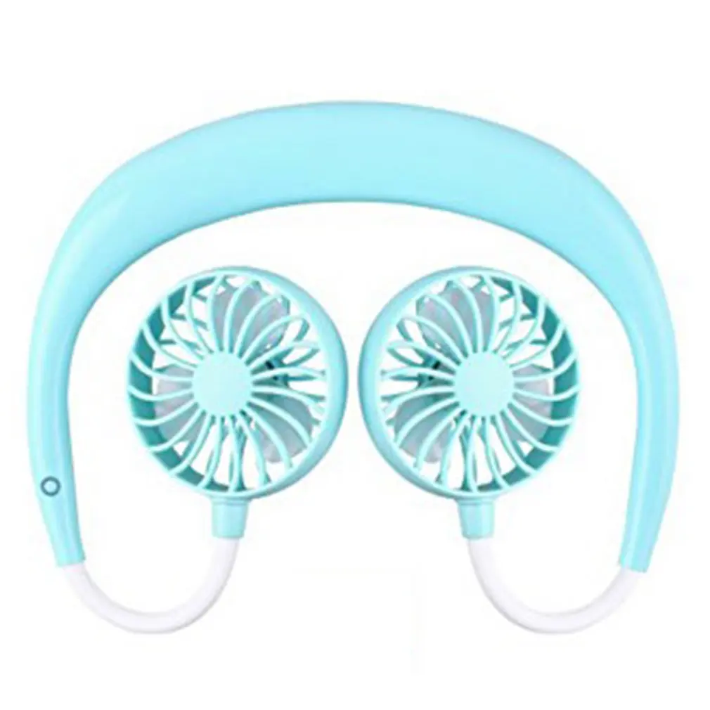 

Lazy Mini Halter Fan Portable Home Office Cold Air Durable Fan 360 Degree Universal Adjustment Pure Copper Motor