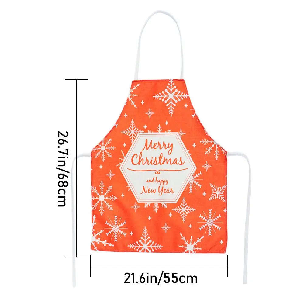 Рождественское украшение из льняной ткани для домашней кухни защита от жира