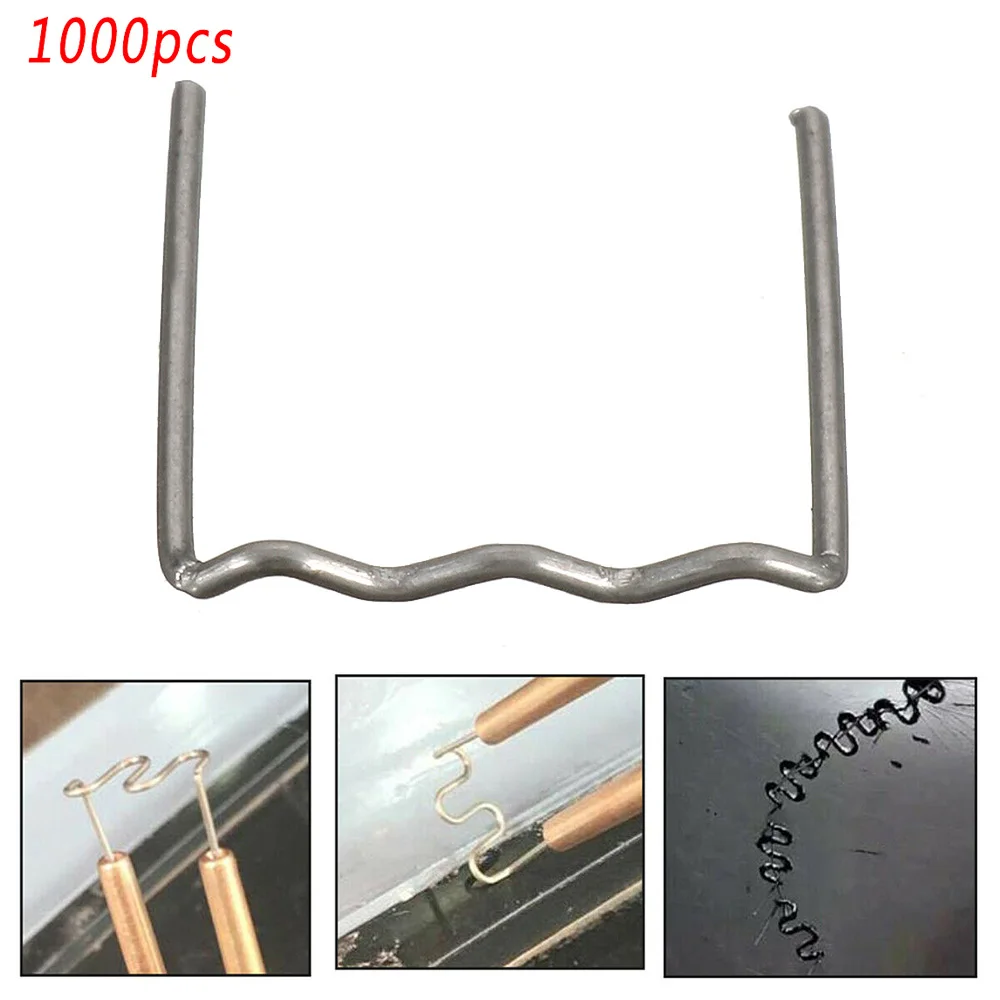 

Tools Flat Hot staples 1000PCS Pre Cut Repair Stainless Steel Standard