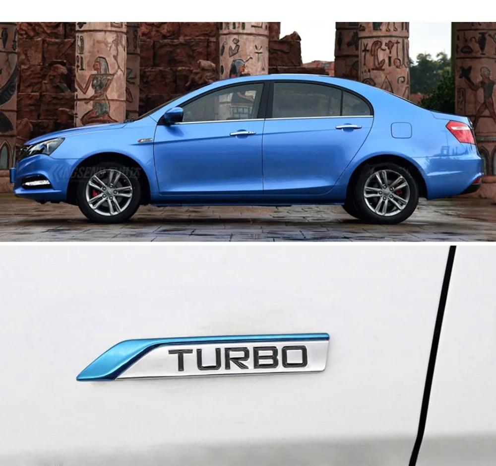 Металлическая турбо наклейка DSYCAR 2 шт./компл. 3D эмблема значок для Jeep BMW Ford Lifan Nissan
