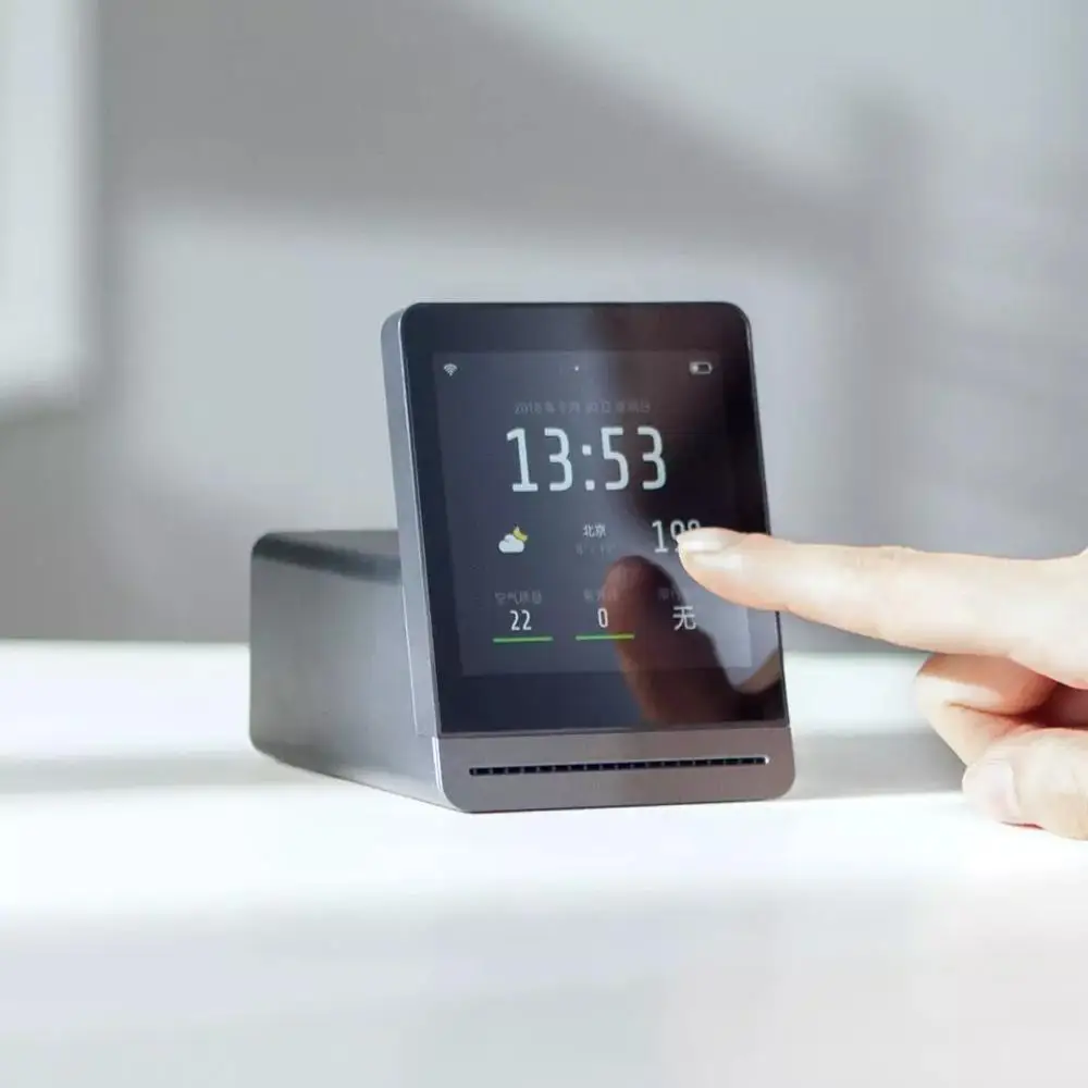 Qingping Air Quality Monitor Indoor Smart Home PM2.5 CO2 TVOC Life Touch Screen Meter Detector Work with Mijia APP Control | Электроника
