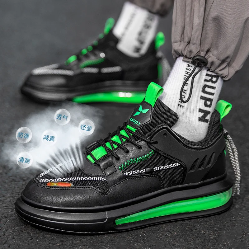 

Original Jogging Sneakers For Men White Black Man Shoes Sport Air Design Athletic Shoes For Men Brand Fashion Man Training Shoe