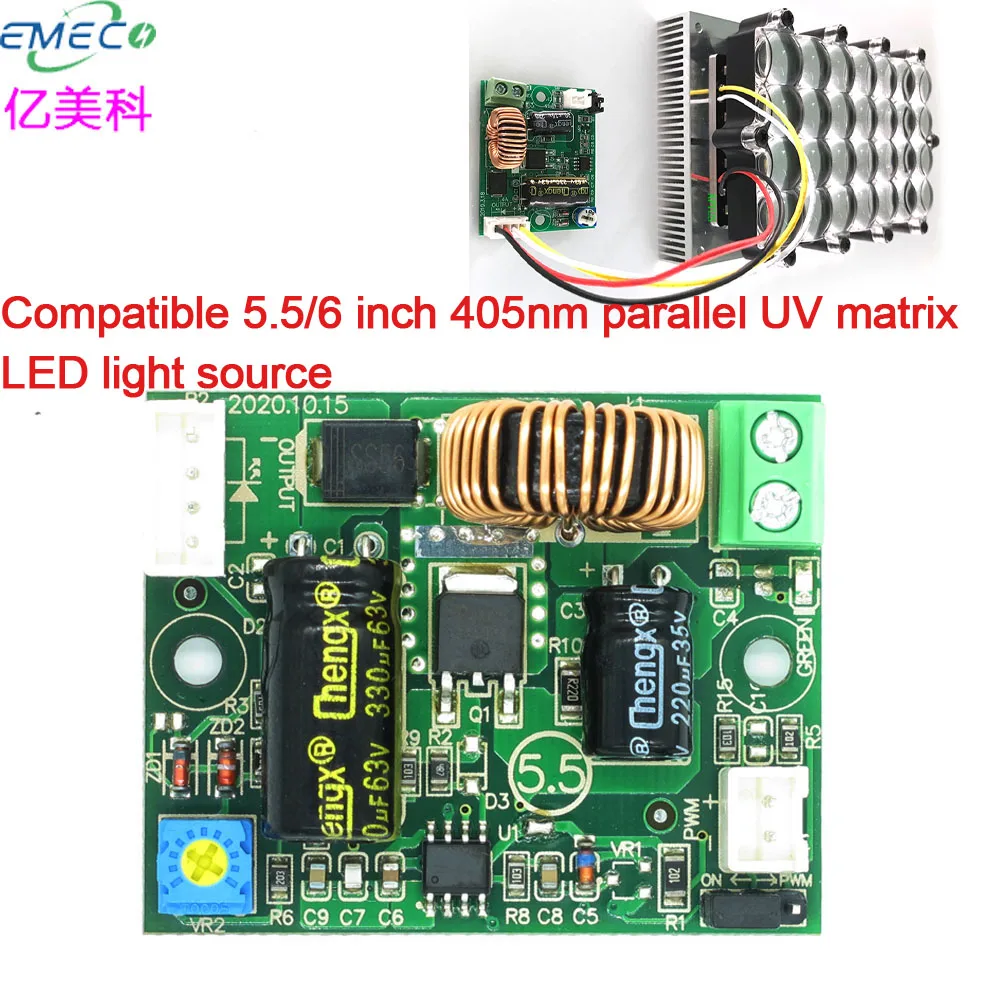 

56W 71W 65W 75W PWM DC LED driver Boost Converter 24V To 36V 48V 60V 50V 1.5A constant current adjustable stable power on sale