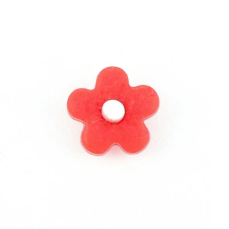 

10pcs/lot Mixed Style Resin Flower Shoe Charms Accessories Decoration For Women Jewelry Gift