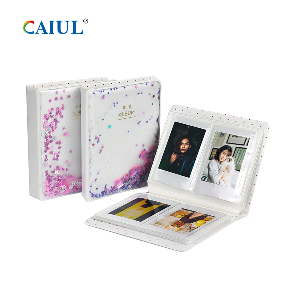 CAIUL 3 дюйма 64 листов quicksend альбом для ЖК-дисплея с подсветкой Fujifilm Instax Mini9/8+/8/7/25/26/50/70/90 фото билет на поезд билет в кино