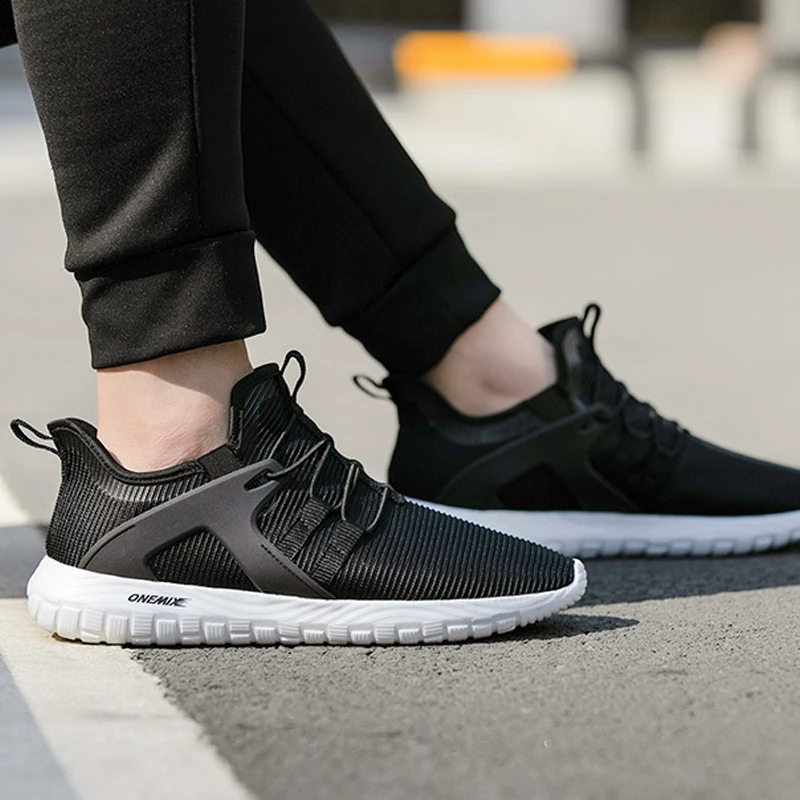 

ONEMIX New Men's Running Shoes Breathable Walking Outdoor Sport Shoes Damping Massage Women Rubber Sneakers Free Shipping 39-45