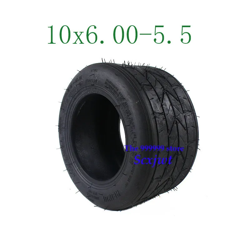 10-дюймовая Расширенная шина 10x6.00-5 5 бескамерная для мотоцикла колеса вакуумных