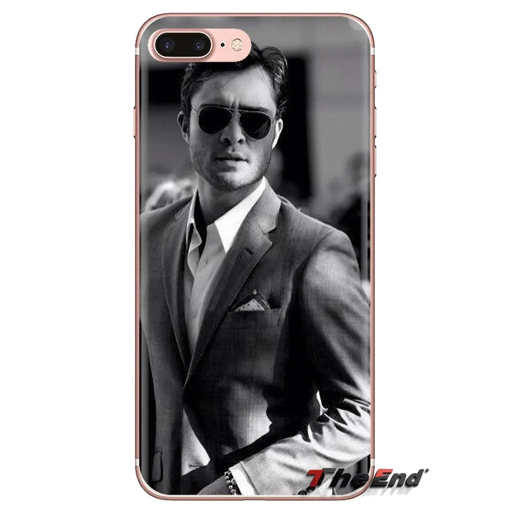 Сплетница Ed Westwick Чак бас для iPhone XS Max XR X 4 4s 5 5S 5C SE 6 6S 7 8 Plus samsung Galaxy J1 J3 J5 J7 A3 A5 корпус |