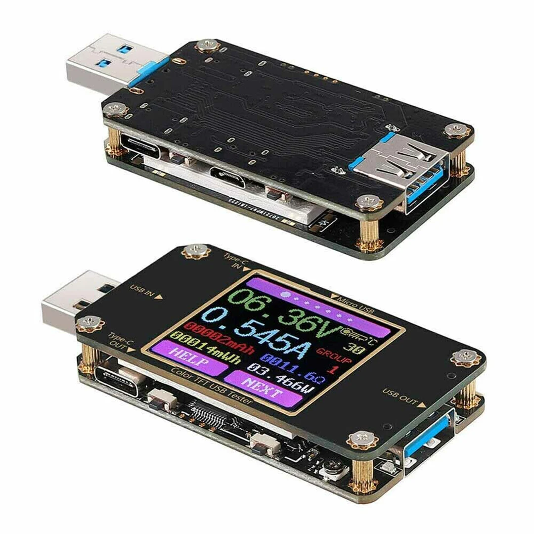 USB мини измеритель напряжения ЖК экран креативное портативное зарядное