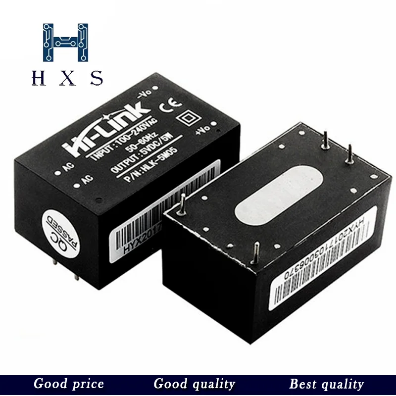 1 шт. HLK PM01 PM03 5M05 5M12 AC DC 220 В до 5V3.3V 12 силовой модуль в изолированный UL/CE бытовой