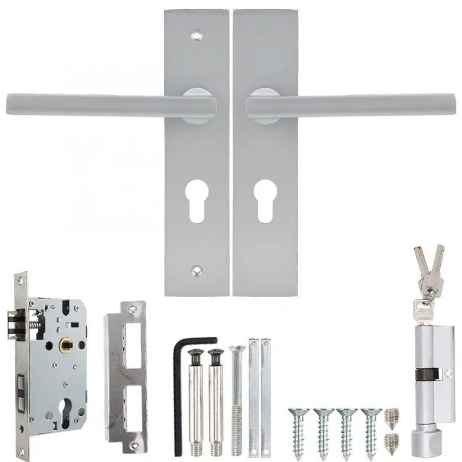 Замок дверной механический в европейском стиле ручка для домашней безопасности