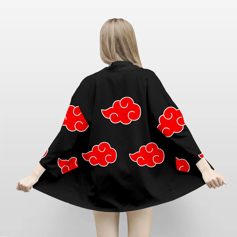 Кимоно для косплея удзумаки из аниме Красное Облако мужчин и женщин хаори юката