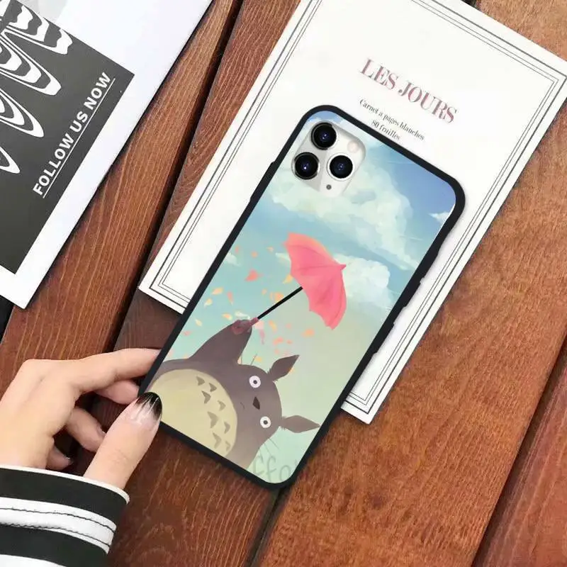

Totoro anime Studio Ghibli Phone Case for iPhone 11 12 mini pro XS MAX 8 7 6 6S Plus X 5S SE 2020 XR luxury shell coque
