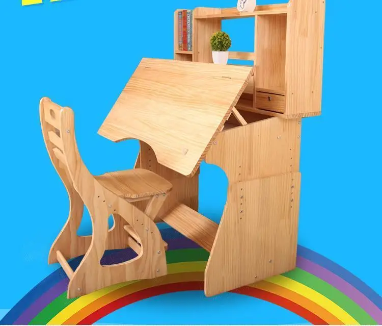 Bambini Cocuk Masasi Infantil Tableau Enfant Tisch Estudar мебель Kinder Tafel Wood Escritorio стол Меса учебный стол для детей