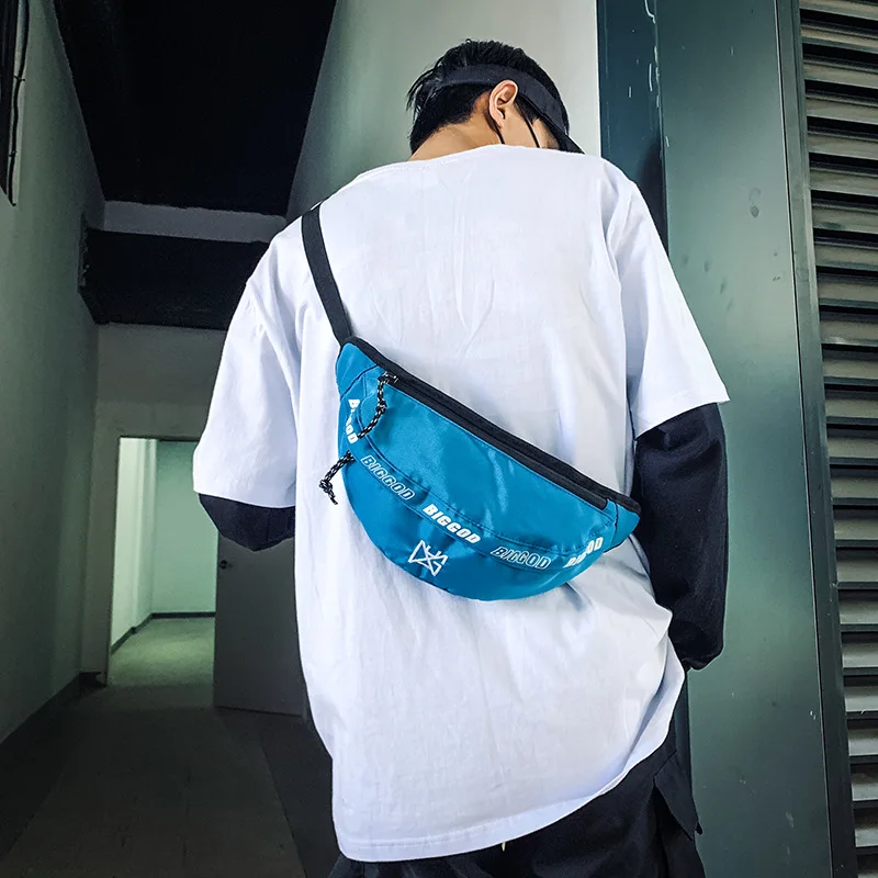 Женская новая водонепроницаемая Дамская нагрудная сумка банан модная уличная поясная в стиле ретро