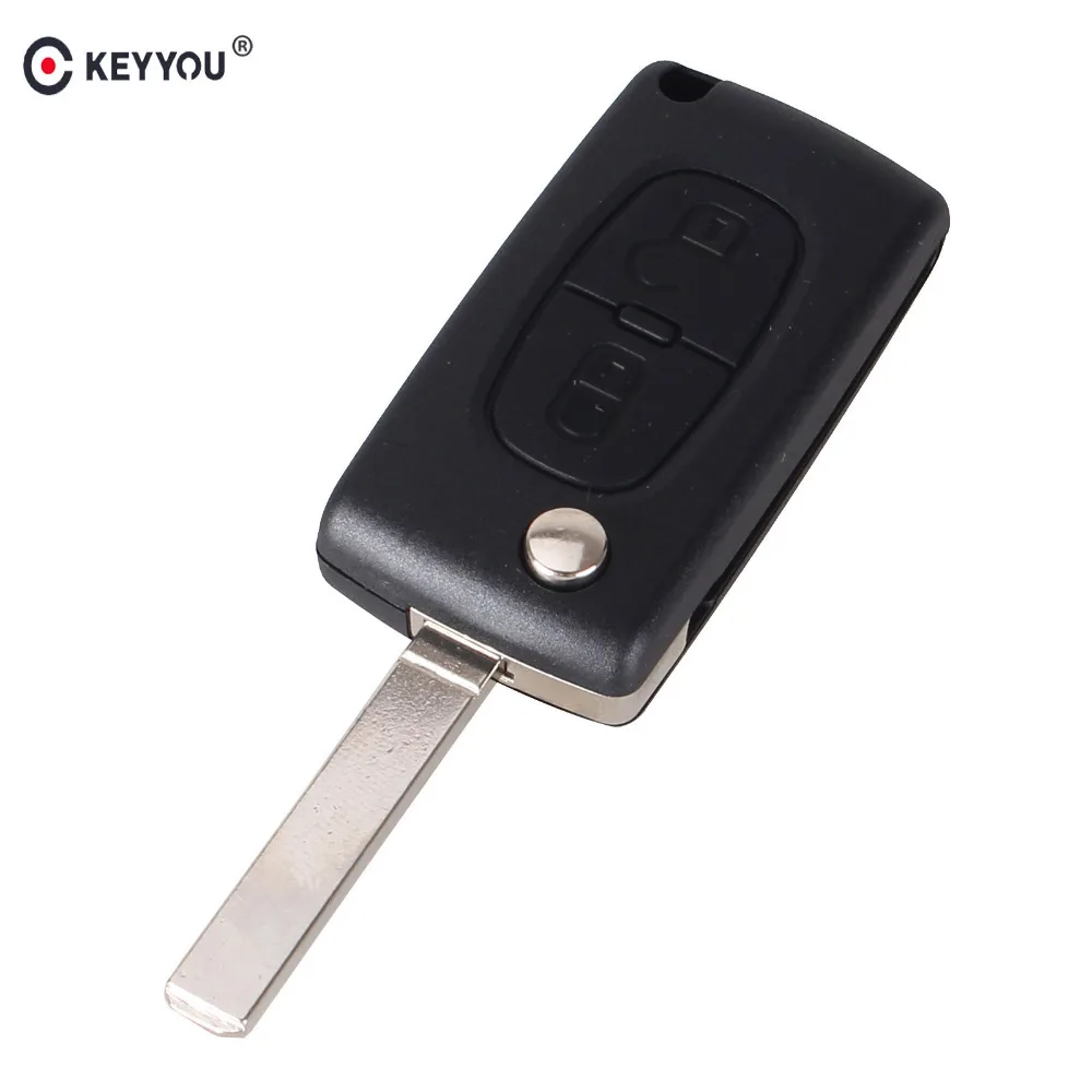 

Чехол-книжка для автомобильного ключа с 2 кнопками для CITROEN C2, C3, C4, C5, C6