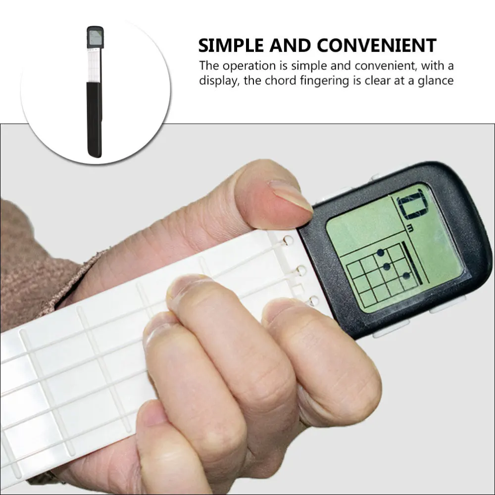 

1 Pc Portable Chord Practice Tool Ukulele Training Device Chord Finger Exerciser