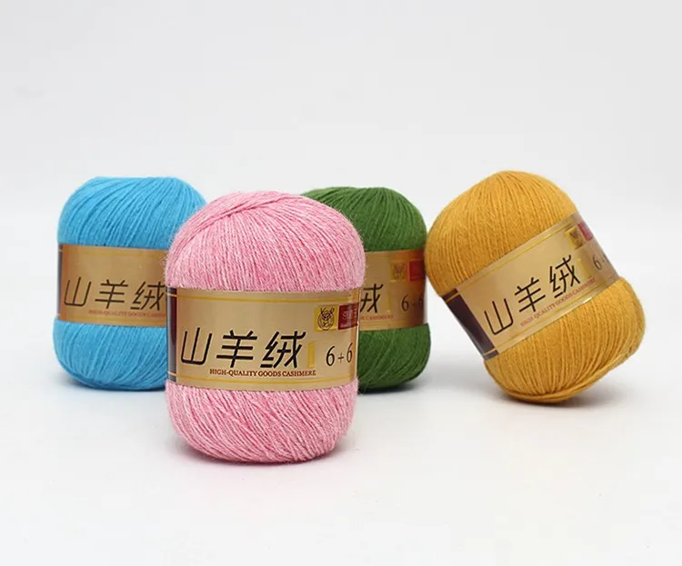 

300 G Hand Knitting Cashmere Yarn for Sweater Scarf Hat Diy Crochet Yarn Home Sewing Supply Breathable Anti-pilling