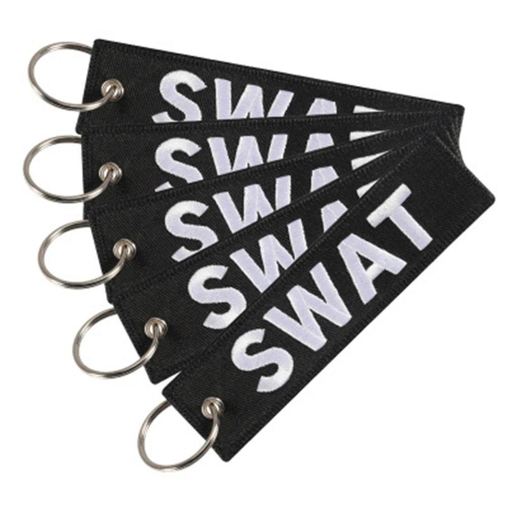 Новый черный на белом SWAT компьютерная вышитая Европейская и американская