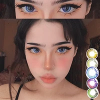 Bio-essence Pair Color Contact Lenses for Eyes Anime Makeup Accessories Comic Tears Cosplay Lense Blue Lenses Green Eye Lenses