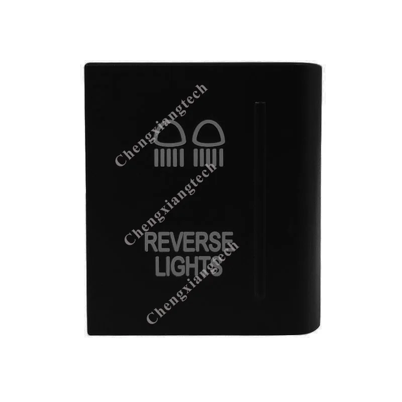 12V 3A красный светодиод Фары заднего хода кнопка для автомобиля переключатель ВКЛ