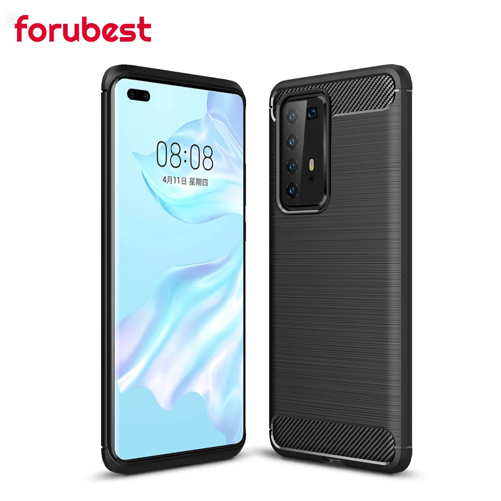 Чехол для телефона Huawei P40 Pro 2020 чехол из углеродного волокна противоударные