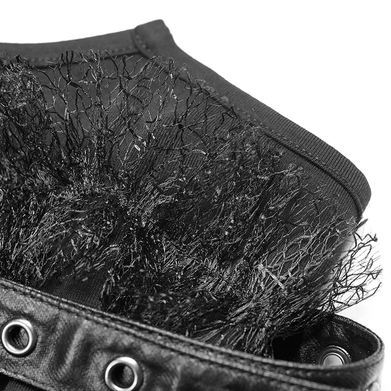 Женская маска для лица в стиле панк рейва Викторианский готический стиль темный