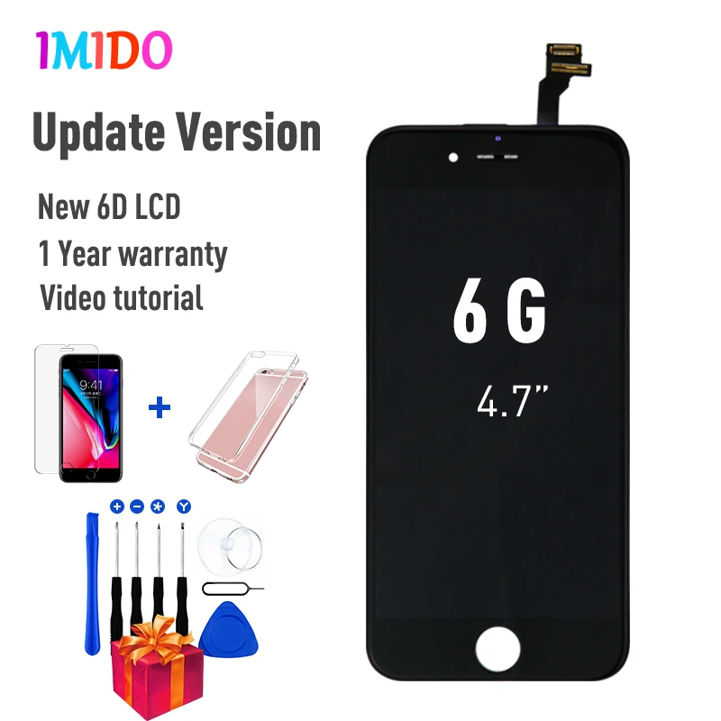 Обновленная версия Новый ЖК дисплей для iPhone 6 6S Plus 5s сенсорный экран дигитайзер