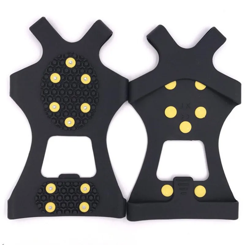 1 пара 10 шипов противоскользящие шипы для захвата льда зимнего скалолазания