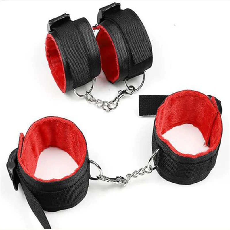 Набор наручников для БДСМ-раба 10 шт. интимные игрушки зажим сосков плетка шлепков