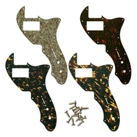 custom guitar parts for us thinline tele 69 guitar pickguard with paf humbucker scratch plate multi color choice flame pattern