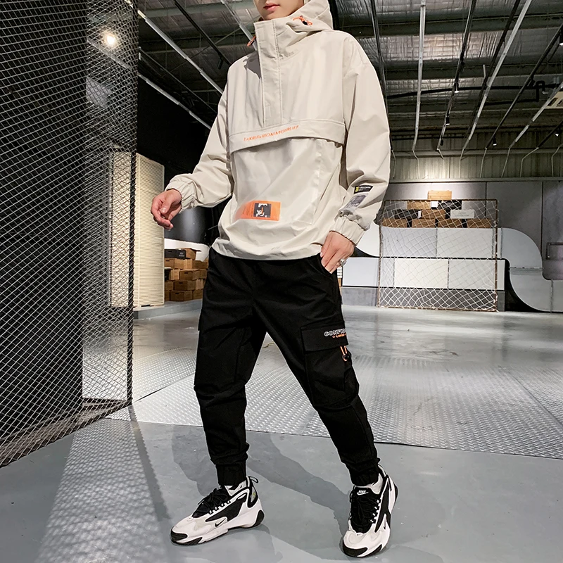 Hooded 2020 Jacket+Pants Men's 2PC Sets Workwear tide card loose Pullover front pocket coat& Long Pants mal Clothing M-4XL
Hooded 2020 Jacket+Pants Men's 2PC Sets Workwear tide card loose Pullover front pocket coat& Long Pants mal Clothing M-4XL