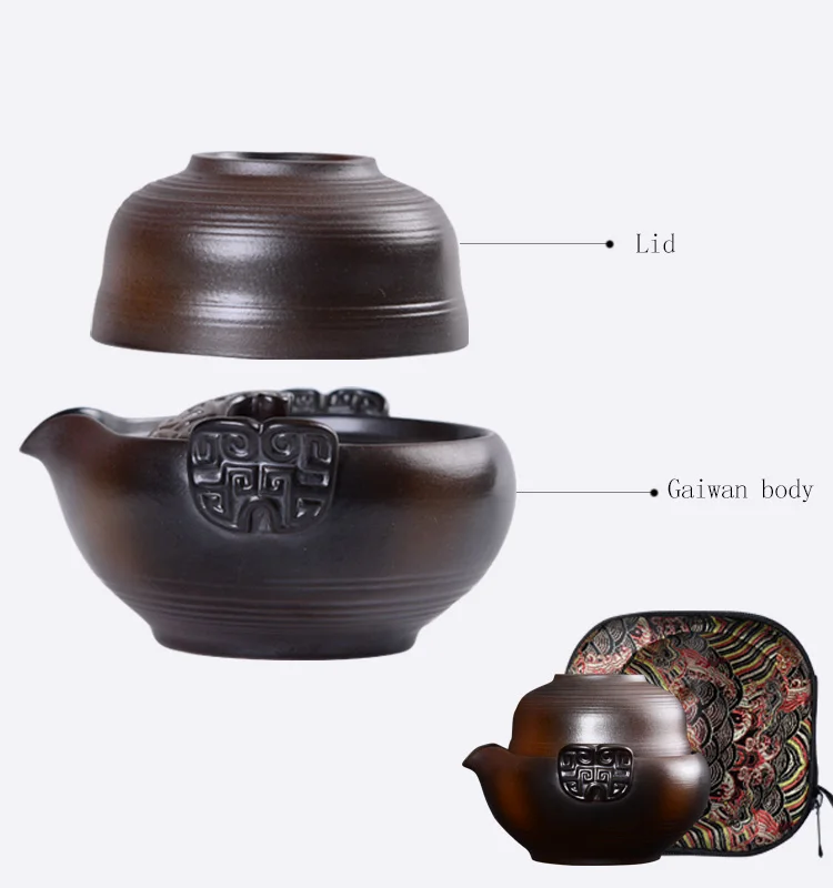 

portable tea set Chinese Kung fu ceremony tea set porcelain China Kungfu tea set gift set