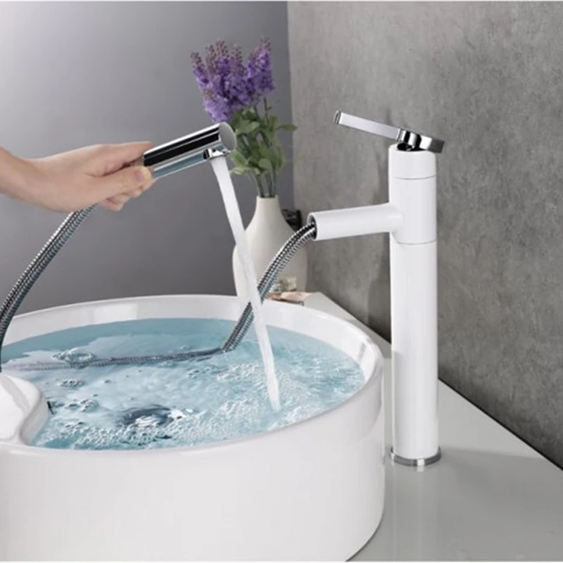 Смесители LIUYUE для раковины латунный кран ванной комнаты выдвижной с любым углом