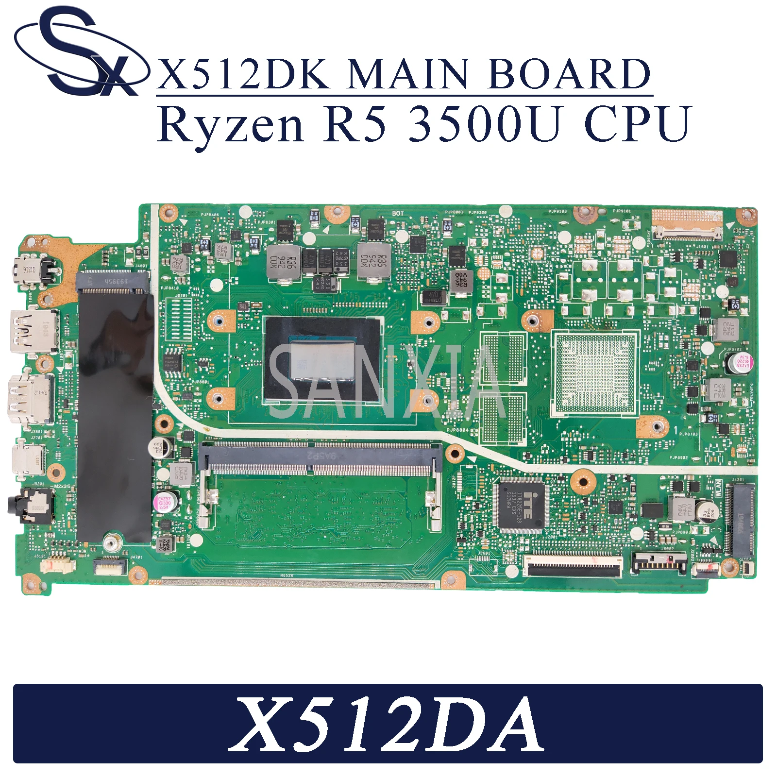 Preise KEFU X512DK Laptop Motherboard Für ASUS X541DA X541D Original Mainboard Ryzen R5 3500U CPU (R5-3500U) UMA