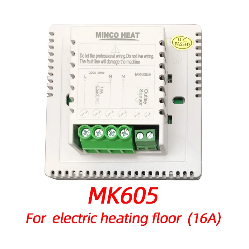 Electric 16A MK605 Корабль из России светодиодные весы термостат отопления комнатный регулятор температуры Еженедельный программируемый Электрический терморегулятор отопления - Цвет: Electric 16A