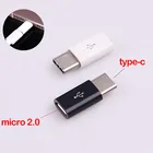 Адаптер USB Type C OTG, Переходник USB C папа-мама Micro USB, кабели-конвертеры для смартфонов Macbook Pro, IPad Pro, мыши, адаптер USB OTG
