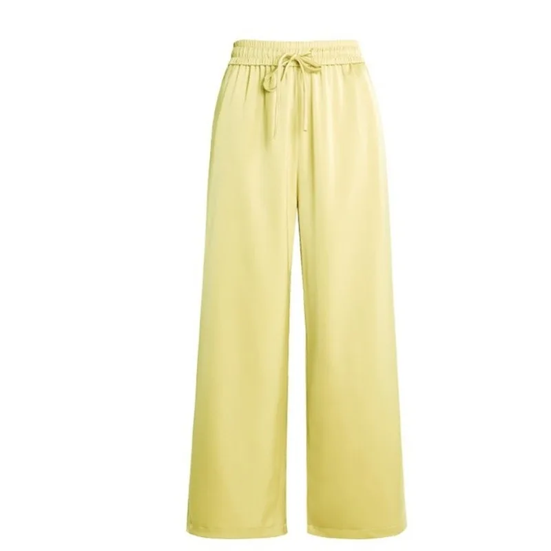 

GOOHOJIO Wide Leg Woman Pant Pantalon Femme Pantalones Anchos De Mujer Casual High Waist Loose Trousers Sweatpants Cargo Joggers