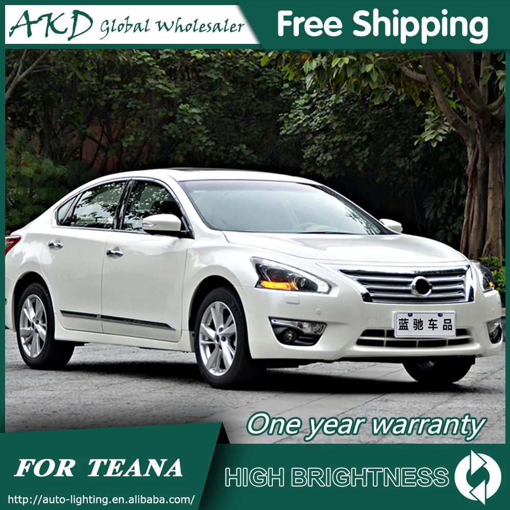 АКД Автомобиль Стайлинг для Nissan Teana фары 2013-2017 Новый Altima светодиодный DRL Bi Xenon