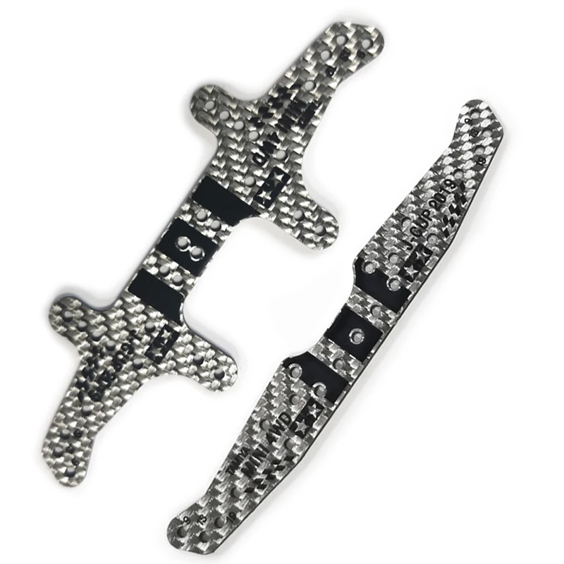 Самодельные HG Углеродные Серебристые передние/задние мультироликовые настройки