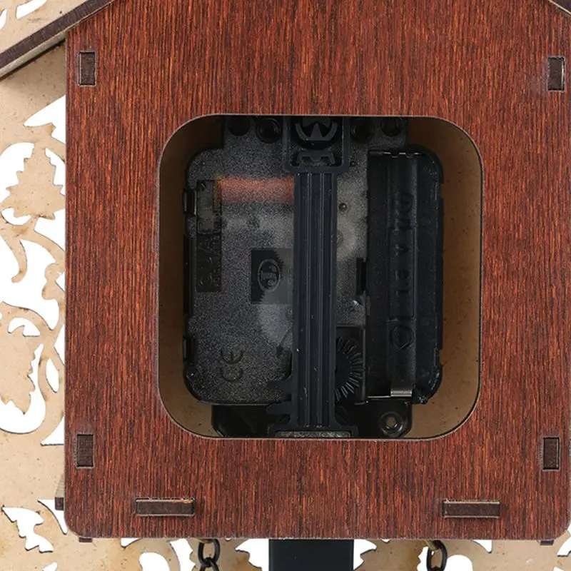 Винтажные деревянные настенные часы с кукушкой Висячие ручной работы для дома