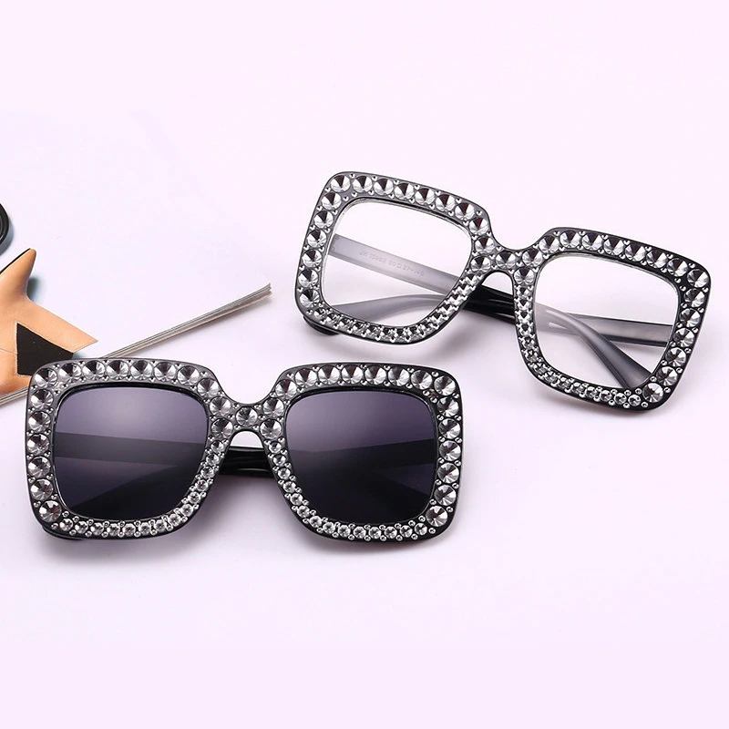 Солнечные очки RBRARE в большой оправе с защитой от бриллиантов женские Квадратные