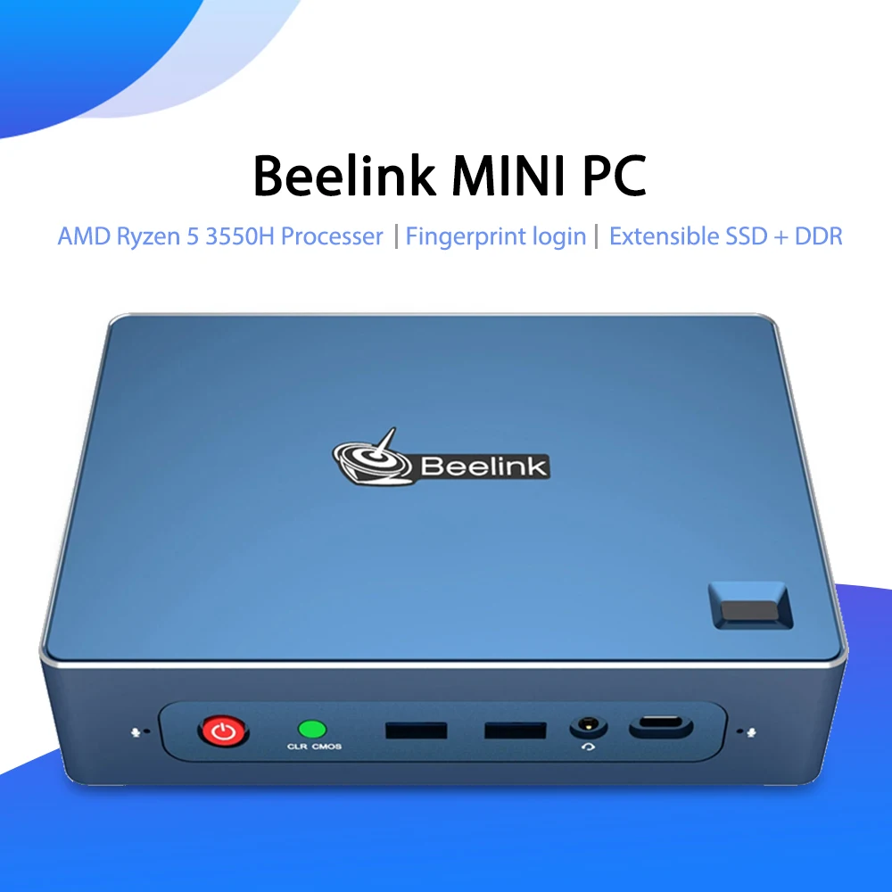 BEELINK GT R Мини ПК 3550H Процессор 0 + 0G/8 256G/16 512G Radeon Vega 8 графический процессор Bluetooth 4 2 Smart