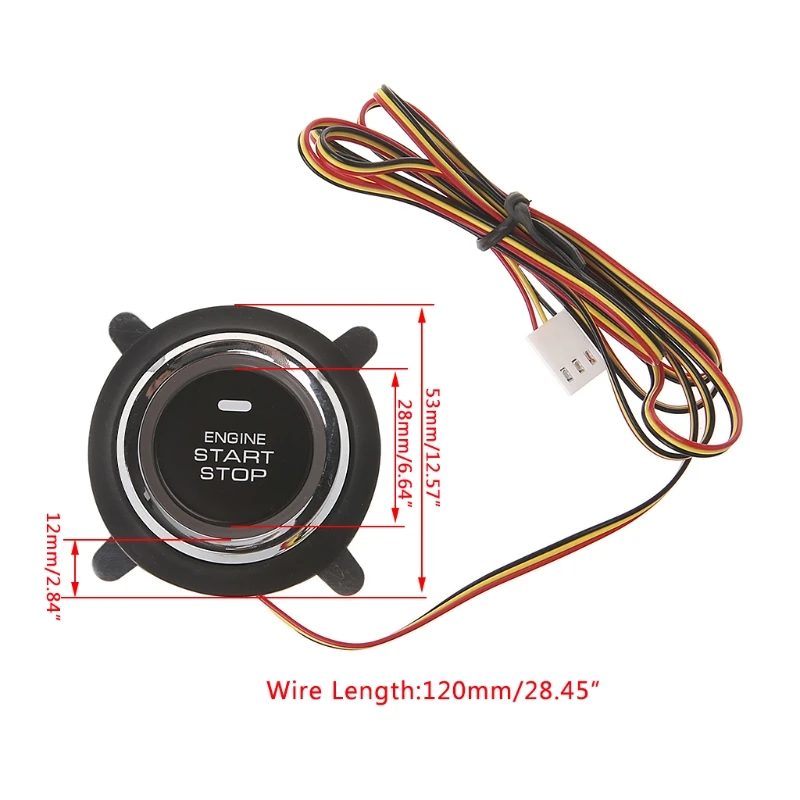 12 В постоянного тока кнопка пускового запуска двигателя стартер зажигания