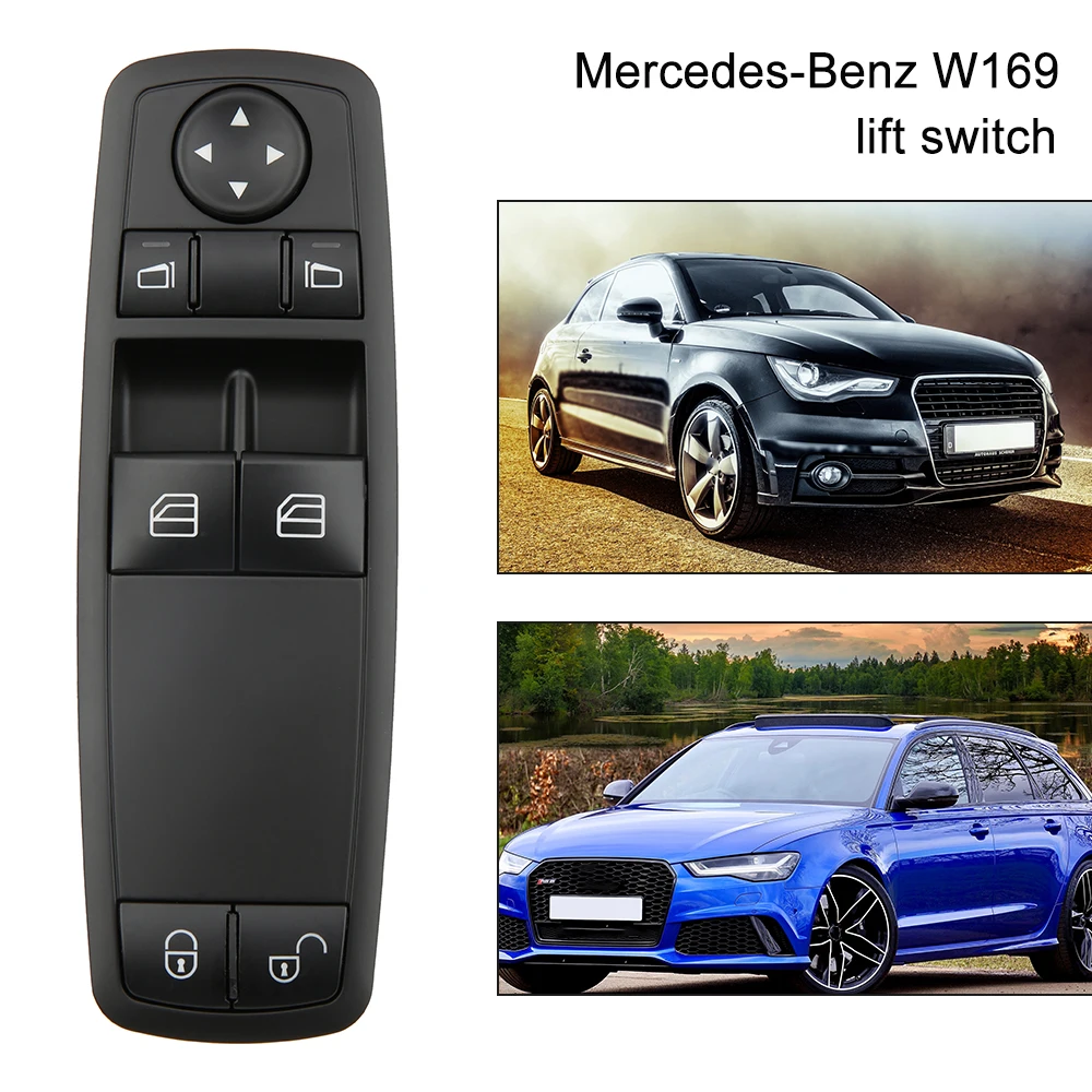 

Car Window Switch for MERCEDES W169 Left Driving Side Auto Interior Switches A1698206410