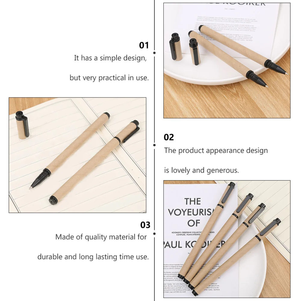 

12 Pcs Creative Rollerball Pen Practical Roller Pen Students Writing Stationery