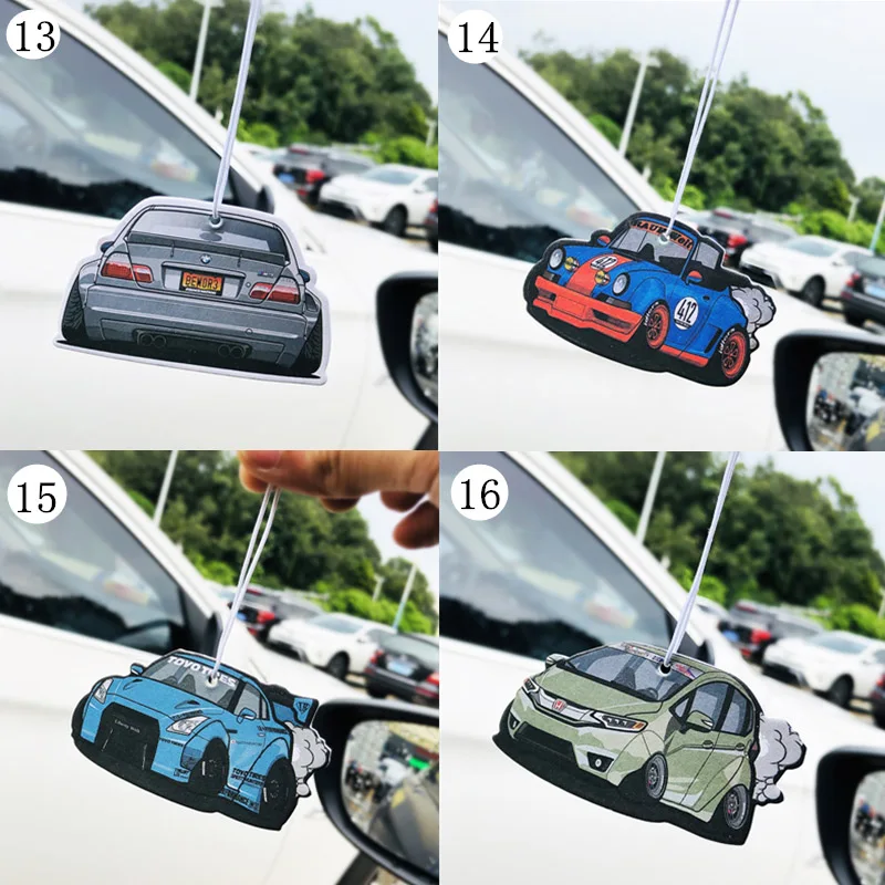 JDM СТИЛЬ автомобиля заднего вида Mirrow Pendent освежитель воздуха твердый бумажный поршневой тормозной диск Nos турбоколесо обод амортизатор