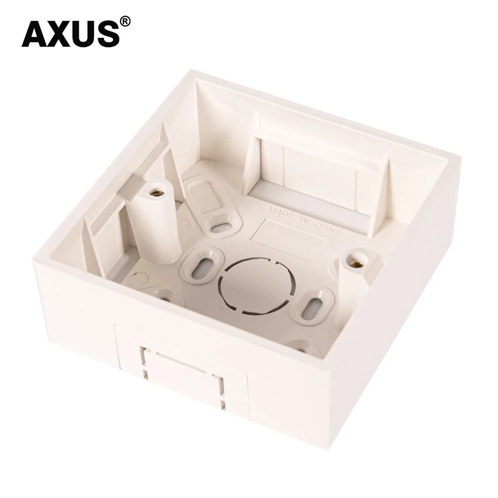 

AXUS 86 Junction Box, European, British, Wall Socket, Switch Mounting Box, Flameproof Plastic Box 146 * 86mm, 86*86mm
